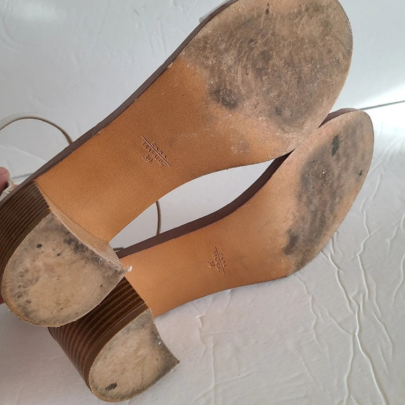 Zara Trafaluc white sandals sz.38 - Picture 7 of 7